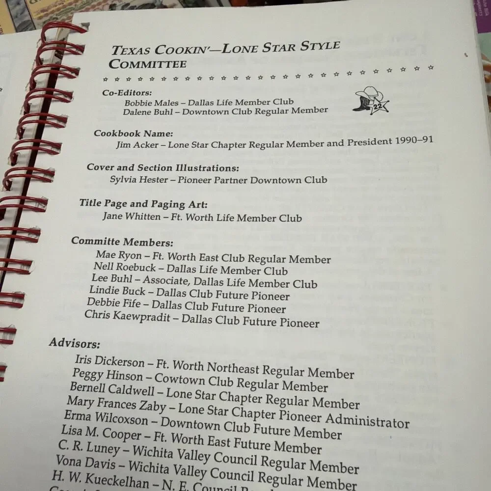 Telephone Pioneers of America Cookbook Lone Star Chapter‎ 22 Texas Cookin' 1991